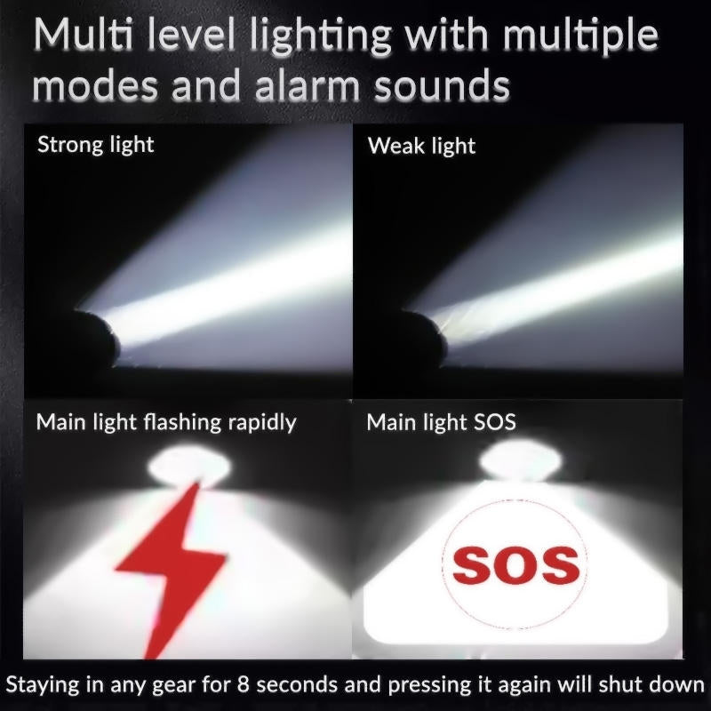 Ultra Bright Torch Built-in Battery Flash Light Emergency Spotlights Most Powerful Led Flashlights Tactical XC-511