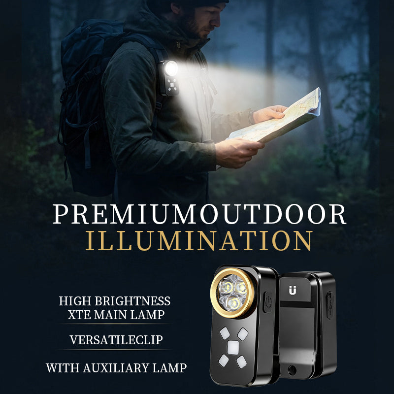 Multiple Adjustment Portable Clip-On Compact Long-Lasting Camping LED Magnet Keychain Flashlight IPX4 Waterproof Adjustable Beam H30