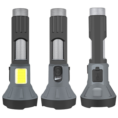 LED Rechargeable Flashlights High Lumens,4 Mode high Brgiht Flashlight Waterproof Flashlights for Emergencies,Camping,outdoor