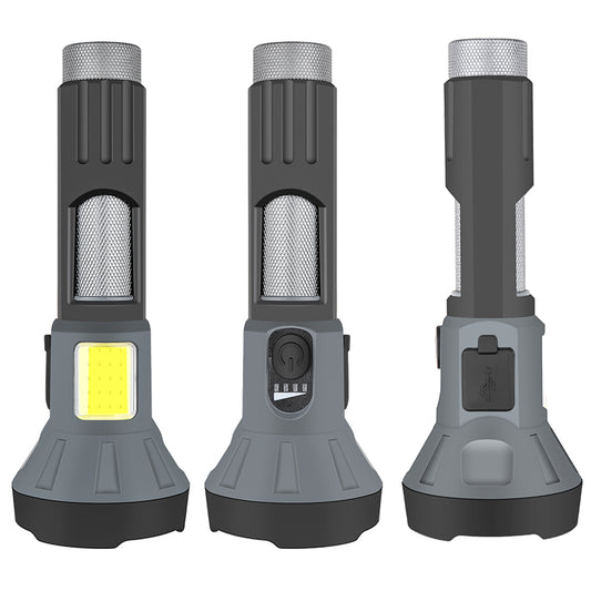 LED Rechargeable Flashlights High Lumens,4 Mode high Brgiht Flashlight Waterproof Flashlights for Emergencies,Camping,outdoor