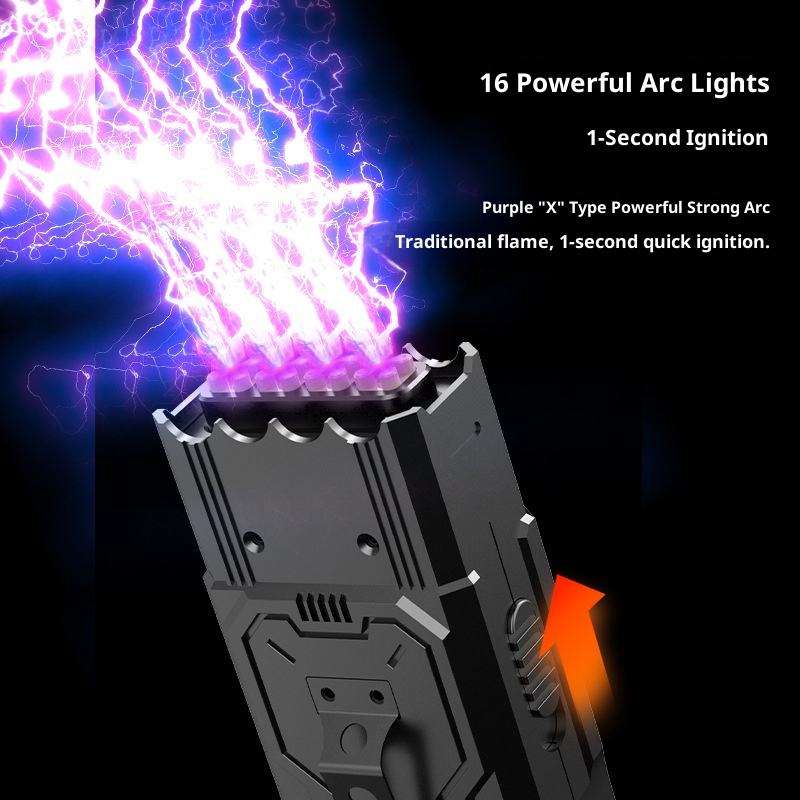 Portable High-Voltage Arc, Strong Flash, Anti-View, Infrared Sawtooth Head Defense for Women HS-X94