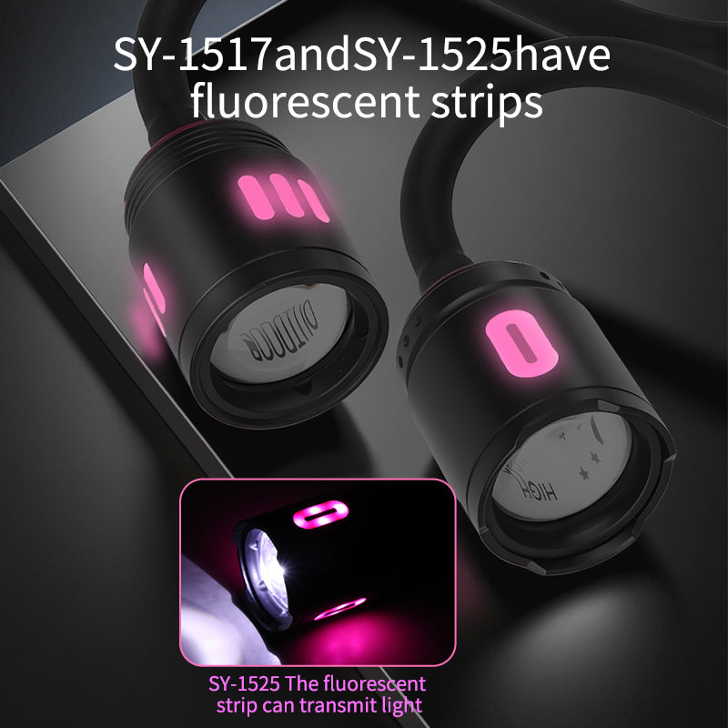 Outdoor LED Work Light Flexible Gooseneck Flashlight with Strong Magnet Type-C Rechargeable Torch for Camping BBQ Lamp