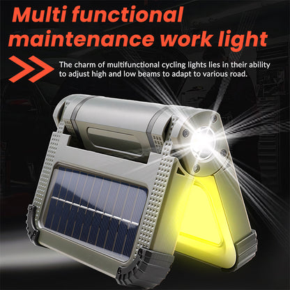 Multifunctional 180 COB LED Work Light Rechargeable 3000mAh Flashlight with Magnetic Stand Foldable Dimmable Portable Road Use T13