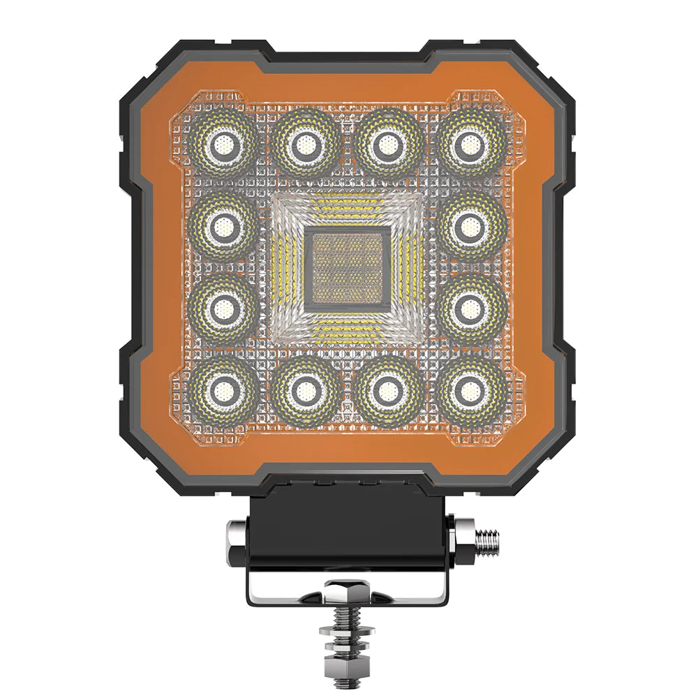 Auto Work Light 64 Led Light Round Square LED Offroad LED Bar 4 Inch Spot Flood Fog Lamp 9-36 V Off Road 4x4