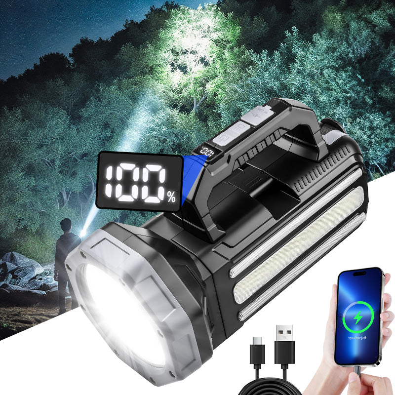 LED Hand Light USB/Solar Rechargeable Auto Repair Torches Emergency Repair Kits for Car, Home, Outdoor Camping