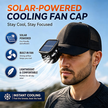 Solar Energy Charge Fan Cap LED Light Hand Wave Sensor IPX4 Waterproof Camping Portable Adjustable Beam Rechargeable Outdoor M5569