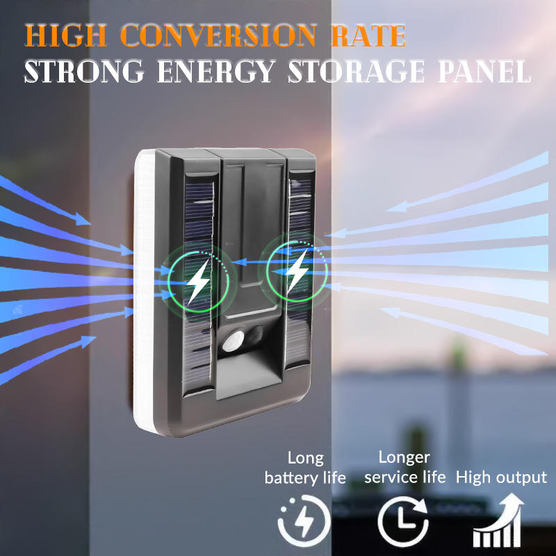 Sensor Outdoor Garden Light Solar Charging 1500mAh Hanging Camping Lantern Work Led Suspended Light Body Sensing Wall DL-32