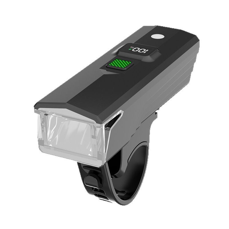 Bicycle Taillight Rear ABS Night Riding Headlight Type-C Charging Electric Display 500 Battery Bicycle Accessories HS-B7