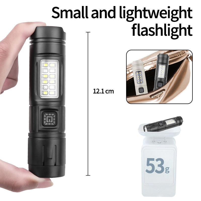 Powerful Rechargeable Led Flashlight Strong Led Flashlight With Battery Torch For Fishing Hunting Camping Lanter CY-011