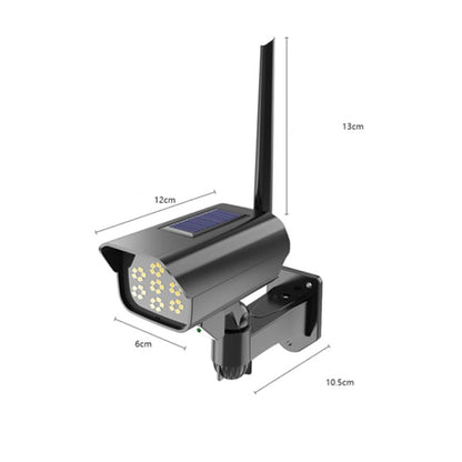 Solar Sensor LED Wall Light Simulation Camera Glare Anti-Thief Street Lamp HS V79