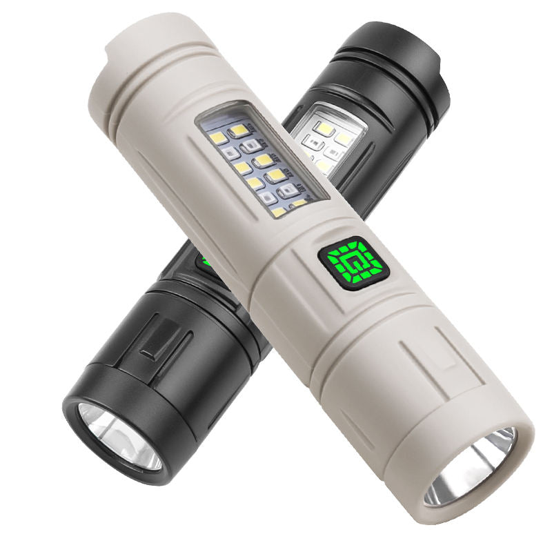 Powerful Rechargeable Led Flashlight Strong Led Flashlight With Battery Torch For Fishing Hunting Camping Lanter CY-011