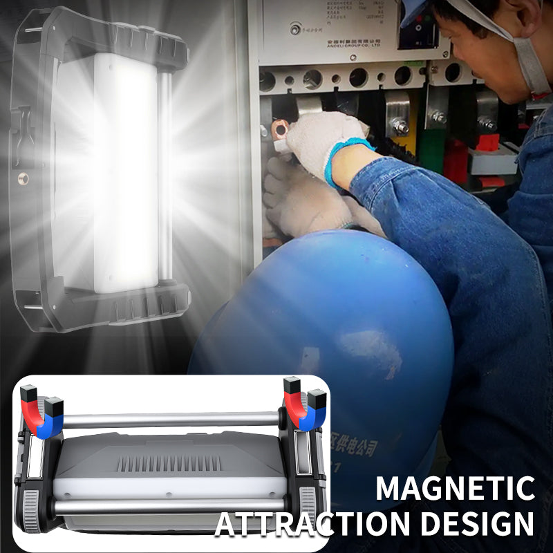 Multifunctional Warm White LED Flashlight 4000LM 4-in-1 COB Work Light Rechargeable with Power Bank Dimmable Portable Workshop SQ-G23