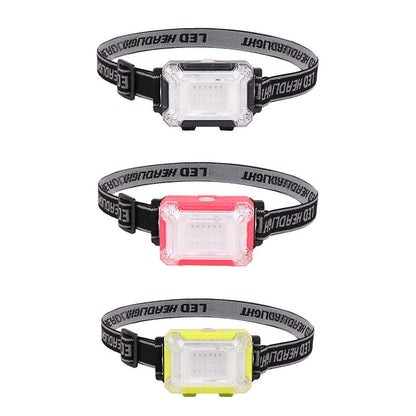 Powerful LED Induction Headlamp Type-C Charge 5 Modes Head Flashlight Waterproof Camping Fishing Mining Headlight J-1304