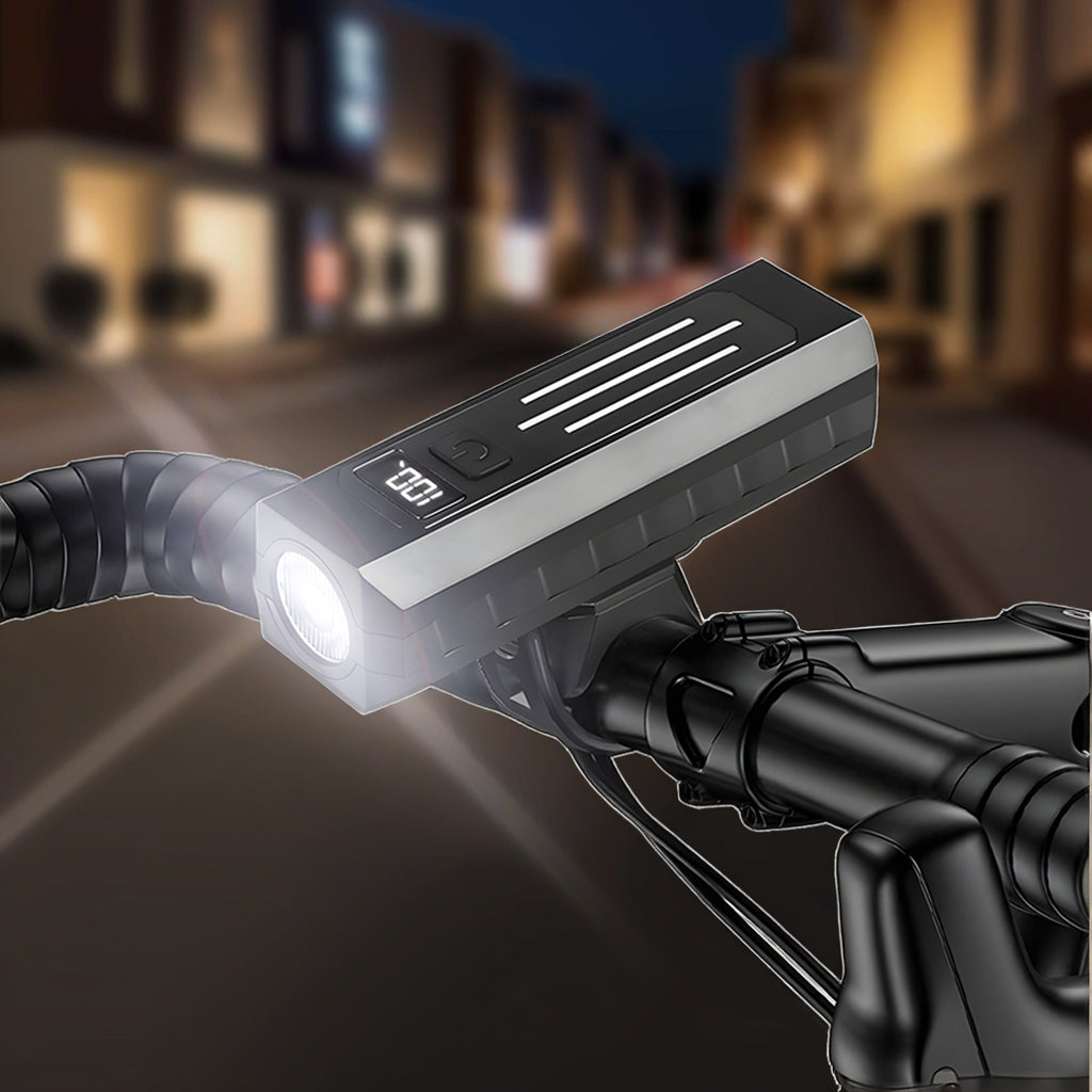Bicycle Front Light Dual LED 1200mAh USB Rechargeable MTB Road Bike Smart Headlight Cycling Accessories