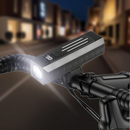 Bicycle Front Light Dual LED 1200mAh USB Rechargeable MTB Road Bike Smart Headlight Cycling Accessories