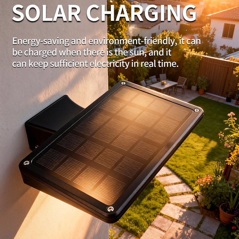 Solar Outdoor Wall Light 35+30 LED 6000K Daylight Dusk to Dawn Motion Sensor with Remote Control 4 Modes Sensor Light SWO1