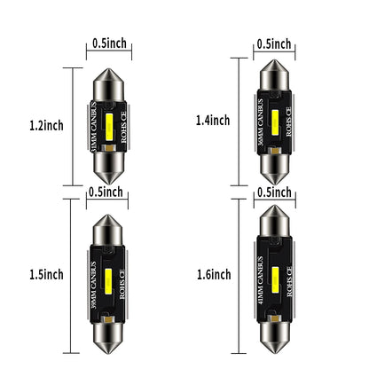 C5W C10W LED Bulbs Canbus Festoon-31MM 36MM 39MM 41MM CSP 1860 NO ERROR Car Interior Dome Light Reading Light 12V/24V
