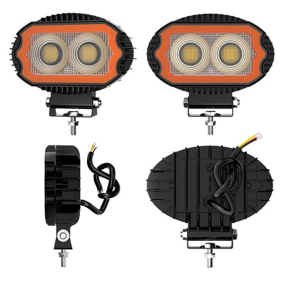 New oval 5-inch paladin with aperture floodlight LED work light 9-60V headlight engineering light