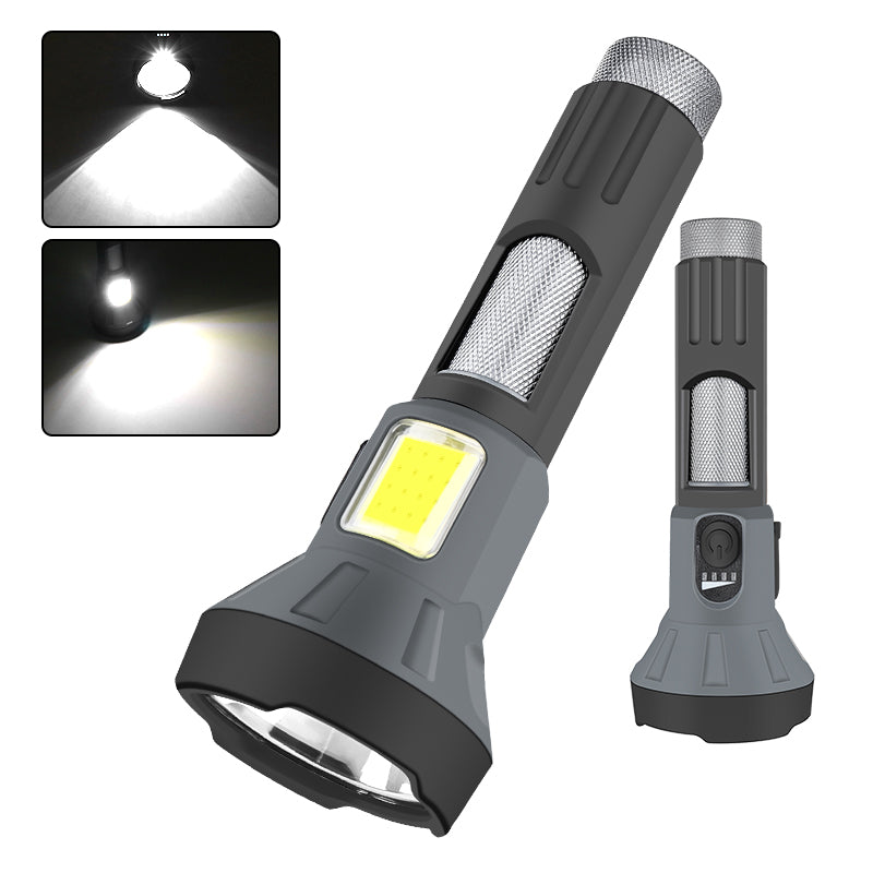 LED Rechargeable Flashlights High Lumens,4 Mode high Brgiht Flashlight Waterproof Flashlights for Emergencies,Camping,outdoor