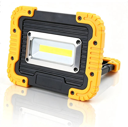 Portable COB Work Led Light 2*1200 Mah 18650 Battery Support Output Rechargeable Work Lampwith Hook Car Repair Emergency GW2002