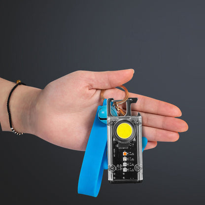 NEW Portable Mini COB Key chain Light ABS+PC IPX4 Recharge Torch Keychain Lamp G906