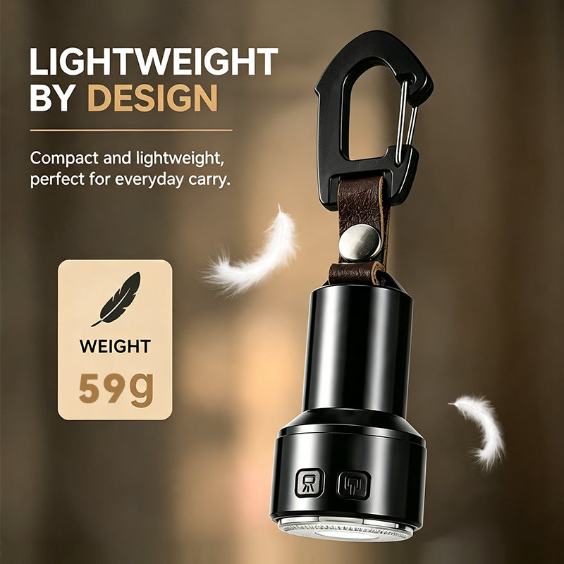 New Style Keychain Mini Flashlight Easy to Carry COB Floodlight for Camping Hiking Travel Keychain Flashlight HOOK LED Torch X-91