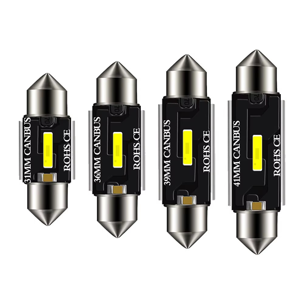 C5W C10W LED Bulbs Canbus Festoon-31MM 36MM 39MM 41MM CSP 1860 NO ERROR Car Interior Dome Light Reading Light 12V/24V