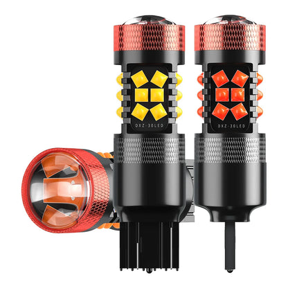 New Style 1156 P21W BA15S Car LED Bulb P21/5W Turn Signal 1156 3030 T20 W16W T25 7443 W21W 7440 White Yellow Red