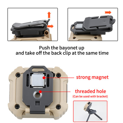 COB Rechargeable Headlamp with Clip Waterproof Head Light for Camping Hiking Hunting Adjustable Color HeadLamps WK08