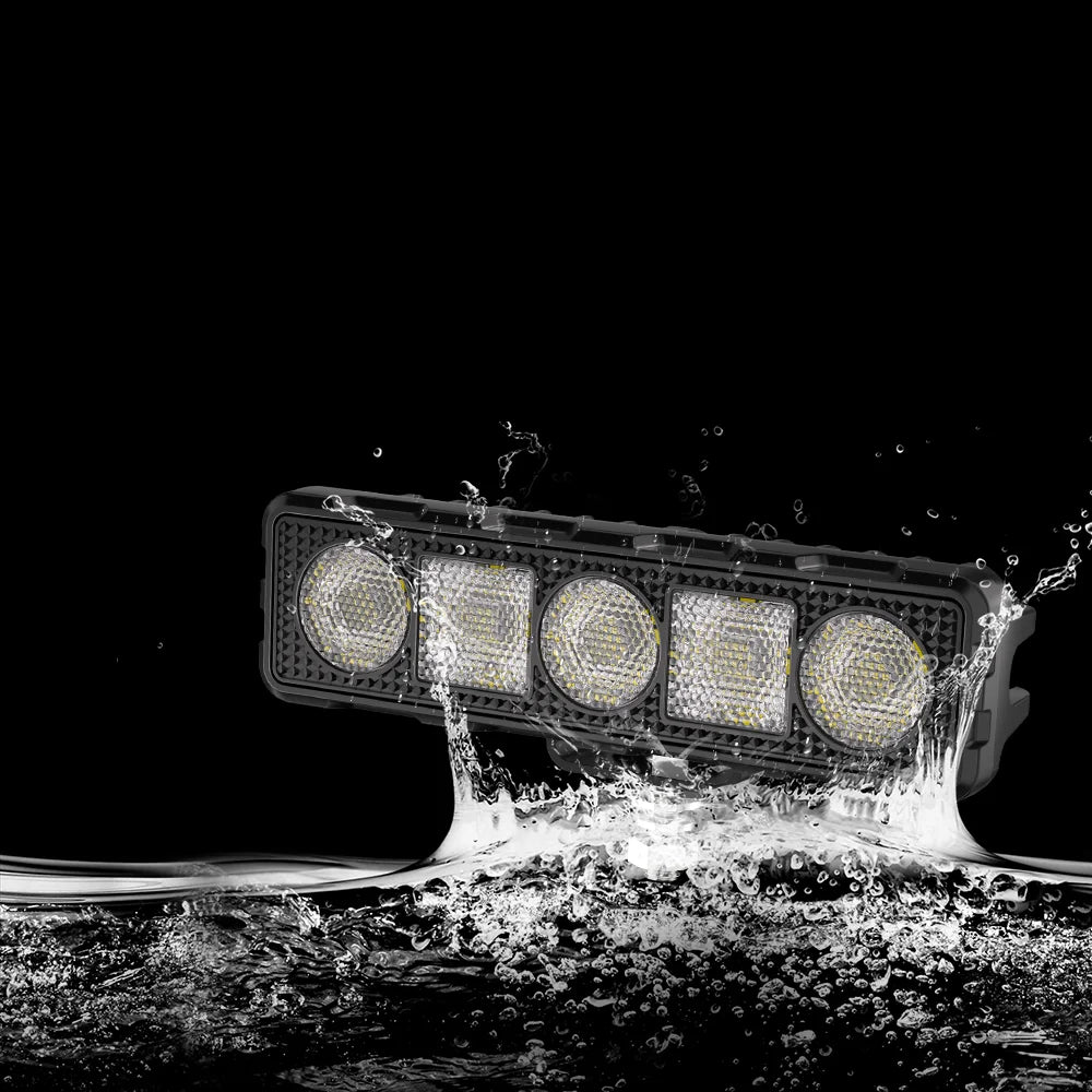 New car LED one-character work 18W floodlight modification light Installation Engineering auxiliary light