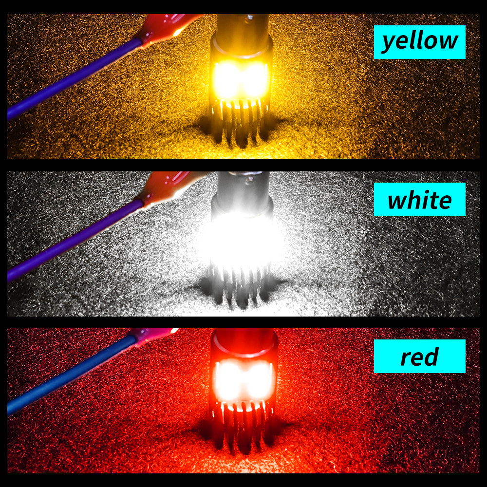 Car LED 1156/1157 Signal Lights Headlight Bulbs Turn Lamp Running Light Bright 3030 21smd PY21W Anti Flicker Brake Lamp