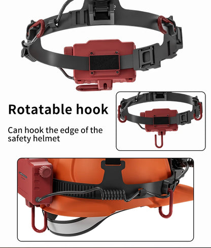 Smart Induction White Light LED Headlight Zoom USB Charging Sensor LED Headlamp Outdoor Multi-Function Head Torch Lantern Lamps