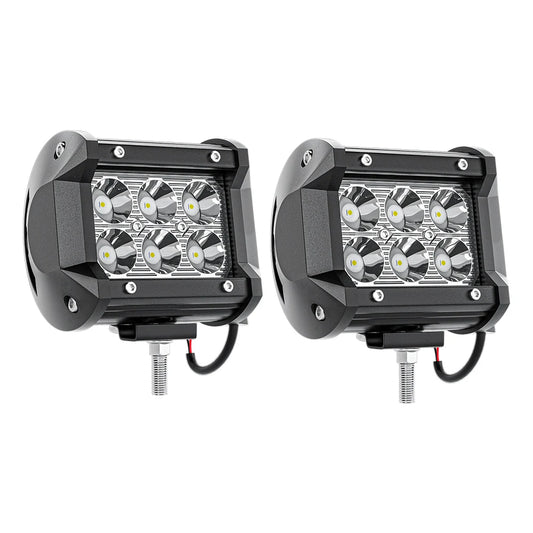 LED Light Bar Spot Beam Offroad 18W Car Waterproof Lamp Universal Led Bar Factory Driving Light for Truck SUV ATV Car