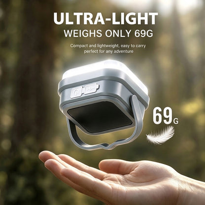 Outdoor Portable Multi-function LED Camping Lamp USB Type-c Rechargeable Hung High Power Solar Camping Lantern KT-790A