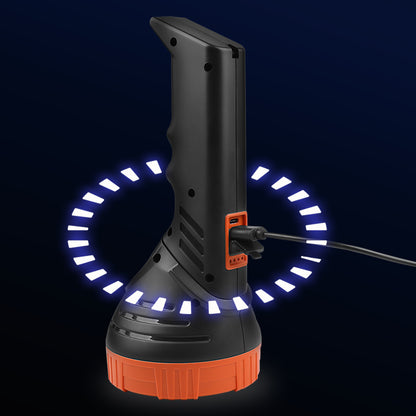 High Power LED Flashlight Powerful TYPE-C Rechargeable COB Flashlight With Side Light Torch For Outdoor Camping Hiking