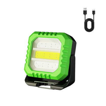 With Hook Mini Keychain Flashlight Strong Magnetic Adsorption Battery Level Display Floodlight Adjustable Bracket Waterproof