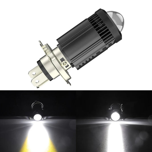 3000Lm Moto H4 9003 HB2 Hi Lo Beam Motorcycle Headlight 6000K 3000K White Yellow Lamp Scooter Fog Lights 9-80V
