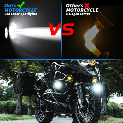4.5 Inch LED White/Yellow Work Headlight Fog Light For Motorcycle Offroad Truck BUS ATV UTV 10-80V DC Super Bright Lamp