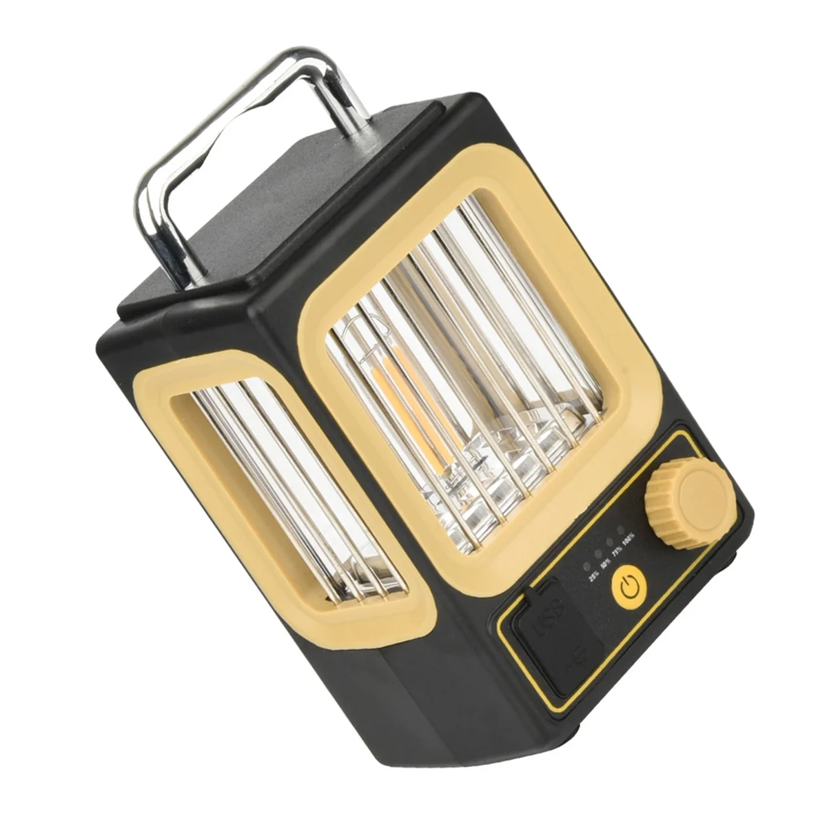 Outdoor Solar LED Light Lamp USB Rechargeable LED Solar Camping Light Portable Lanterns