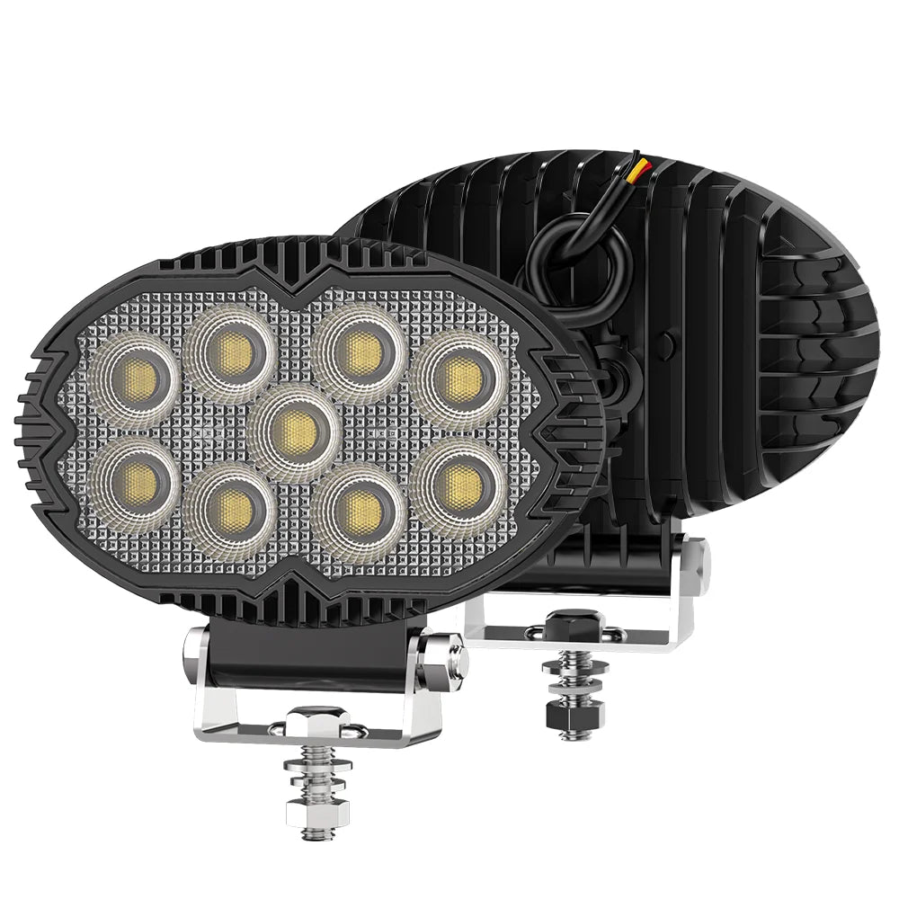 5.5 Inch 36 LED Ellipse Floodlight 9-32V 26W Car Work Light For Jeep Truck Boat Tractor ATV Offroad 4X4 Barra LED Headlight