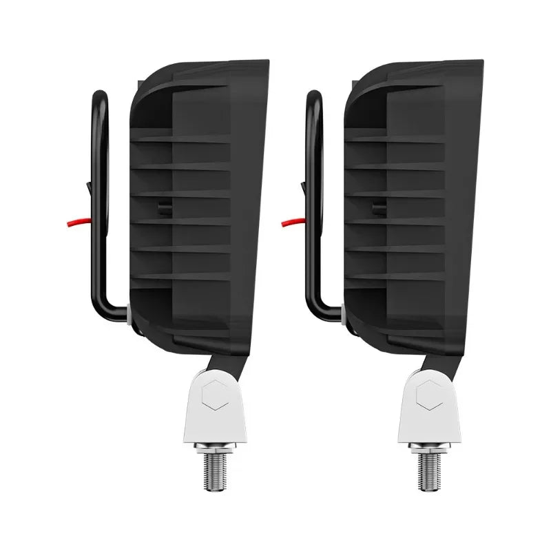 Car LED Spotlight 4 Inch Square Work Headlight Off-road Vehicle Ceiling Lamp Auxiliary Lamp for Engineering Vehicle