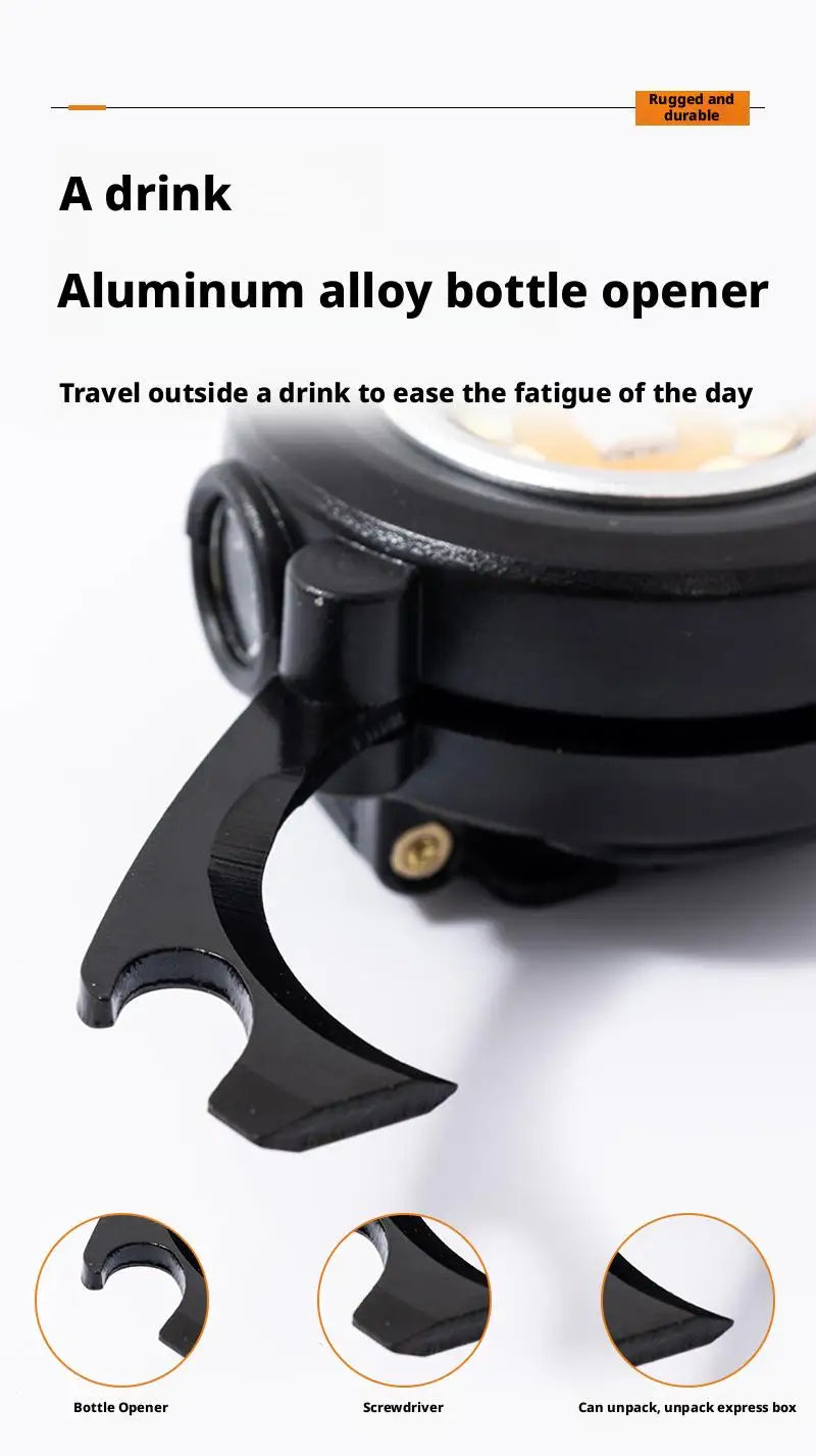 Multi-Function Keychain Light Type-C Charging Magnetic Work Light - Outdoor Mini Keychain Portable Light