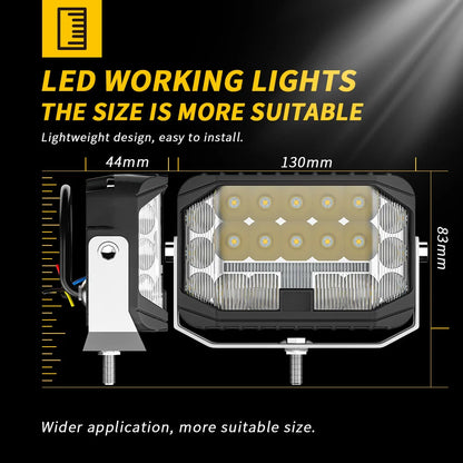 Automotive LED Work lLight 5lnch Truck Motorcycle Far and Near Light Headlight Off-road Roof Spotlight Auxiliary Light