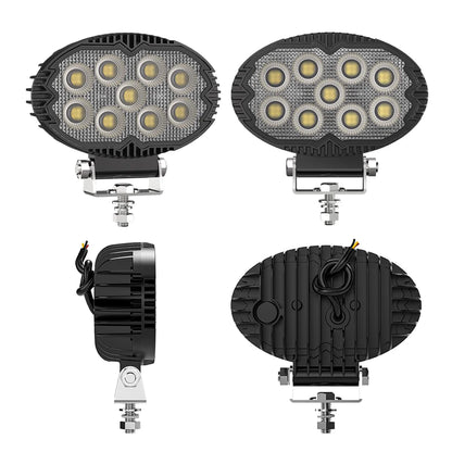 5.5 Inch 36 LED Ellipse Floodlight 9-32V 26W Car Work Light For Jeep Truck Boat Tractor ATV Offroad 4X4 Barra LED Headlight
