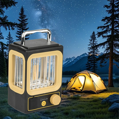 Outdoor Solar LED Light Lamp USB Rechargeable LED Solar Camping Light Portable Lanterns