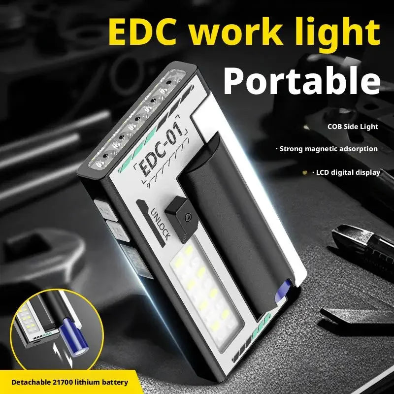 LED Ultra Bright Flashlight Waterproof Dustproof High Brightness Work Light with Ultra Long Endurance Lighting