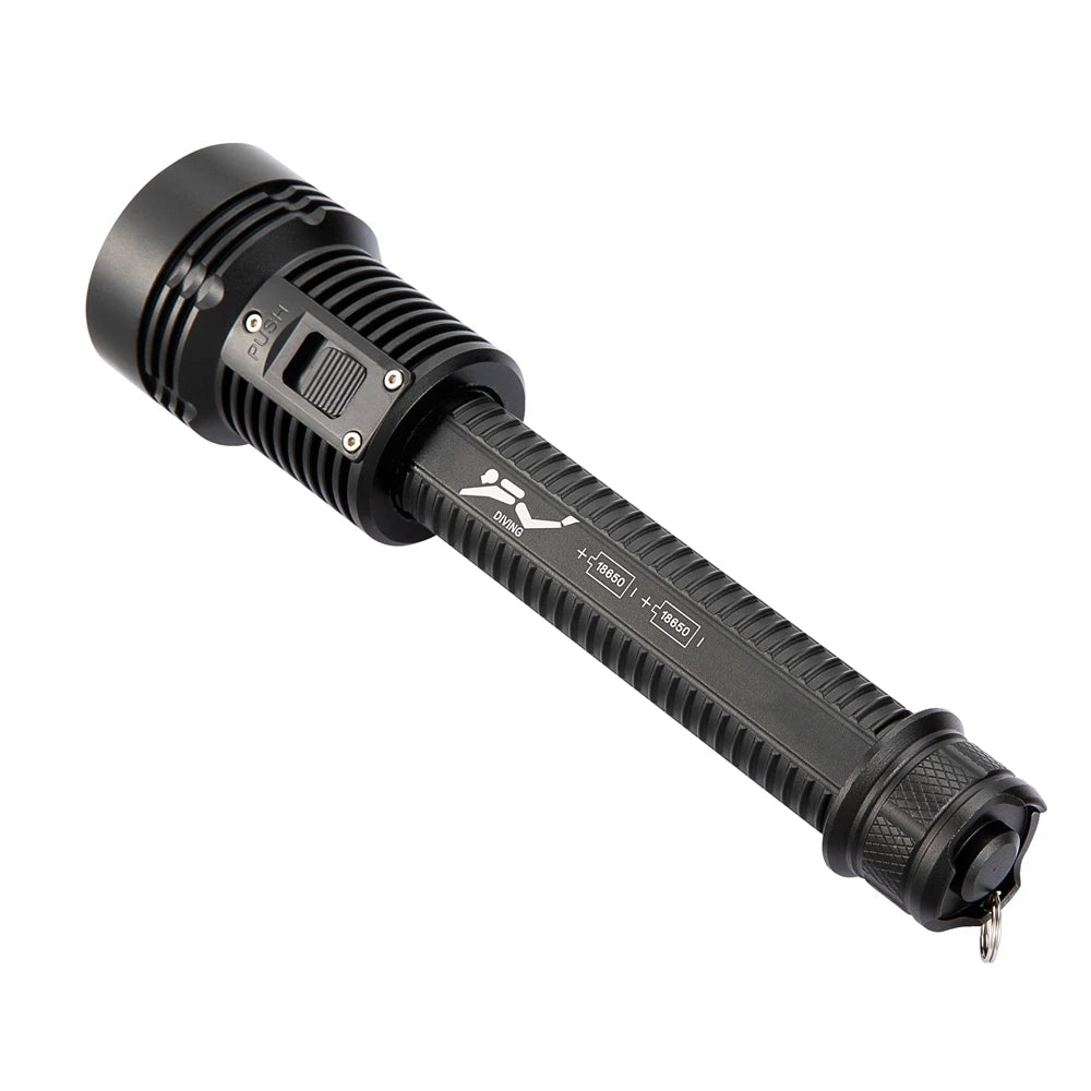 Underwater Dive Light T40 LED Diving Flashlight 18650 IP68 Waterproof Submarine Torch for Outdoor UnderWater Sports