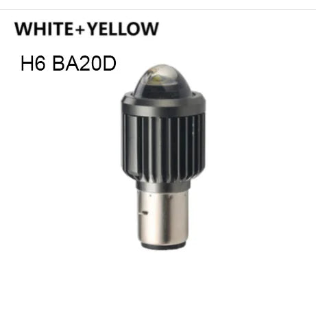 Motorcycle Headlight LED Bulb H6 H4 BA20D Beam Motorcycle Headlight Scooter Accessories Headlight