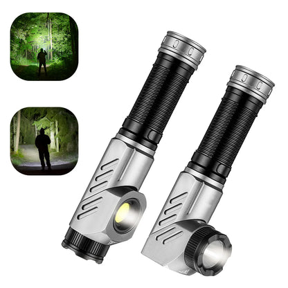 Rotatable Flashlight With Magnetic Attraction At The Bottom Suitable For outdoor Household emergency use Breaking Windows