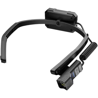 Rechargeable LED Headlight with Ear Sensing Technology Strong Light Lithium Battery Outdoor Night Running Fishing Flashlight